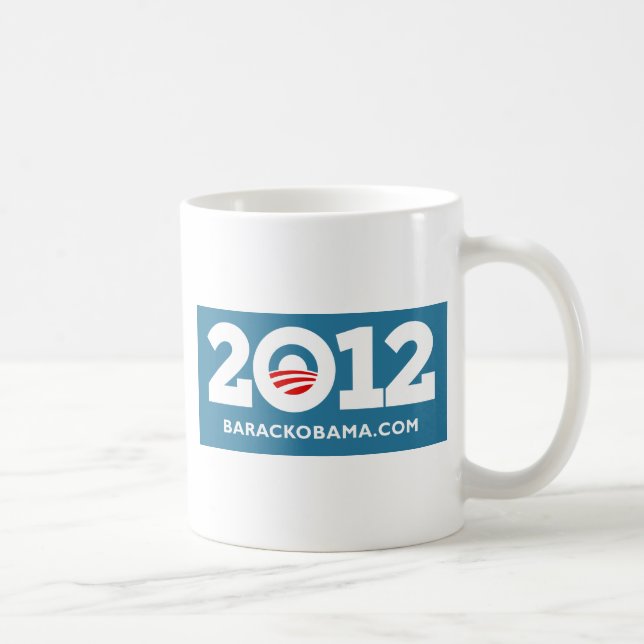 Caneca De Café Obama Biden 2012 (Direita)