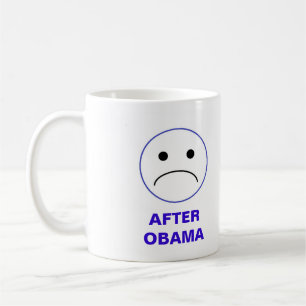 Caneca De Café Obama - Durante e Após Mug
