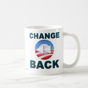 Caneca De Café Obama: Mudança para trás