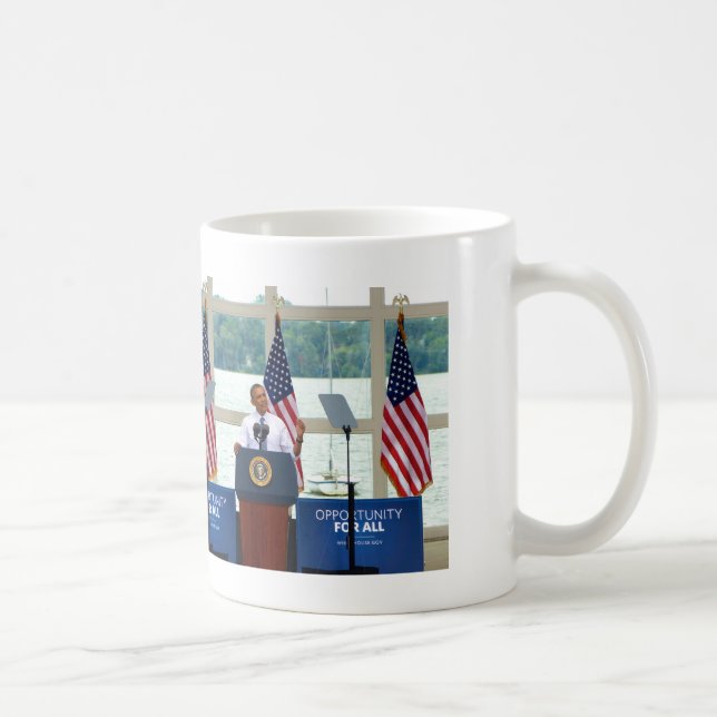 Caneca De Café Obama no lago Harriet (Direita)