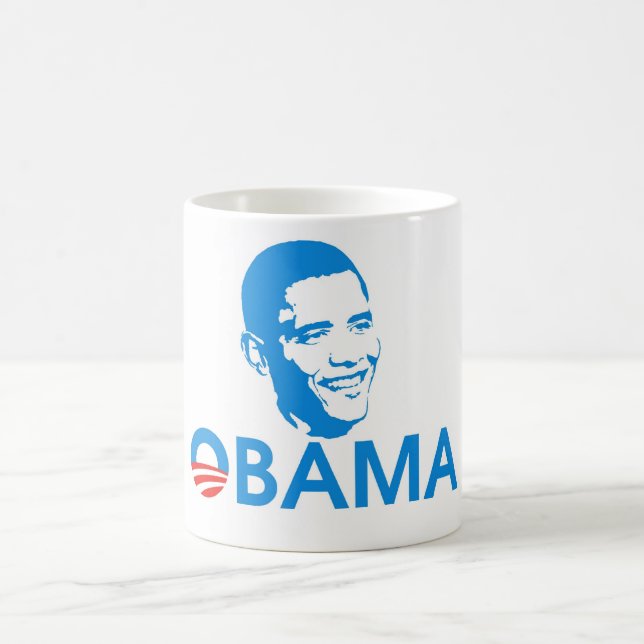 Caneca De Café Obama o herói (Centro)