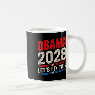 Caneca De Café Obama Retro Vintage Patriótico 2028 Prote Política