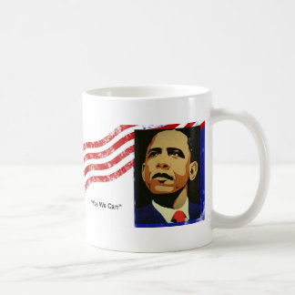 Caneca De Café Obama/sim nós podemos