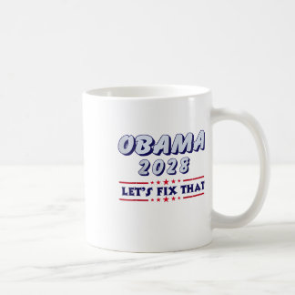 Caneca De Café Obama Vintage Retro Patriótico 2028 Prote Política