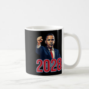 Caneca De Café Obama Vintage Retro Patriótico 2028 Prote Política