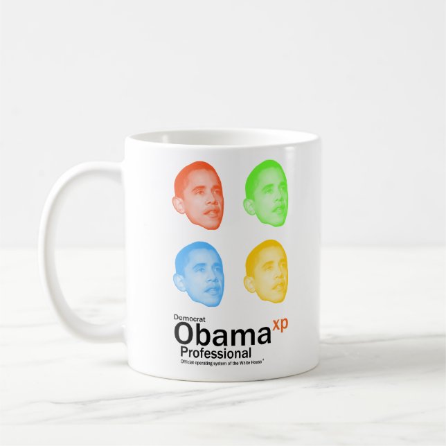 Caneca De Café Obama XP Professional (Esquerda)