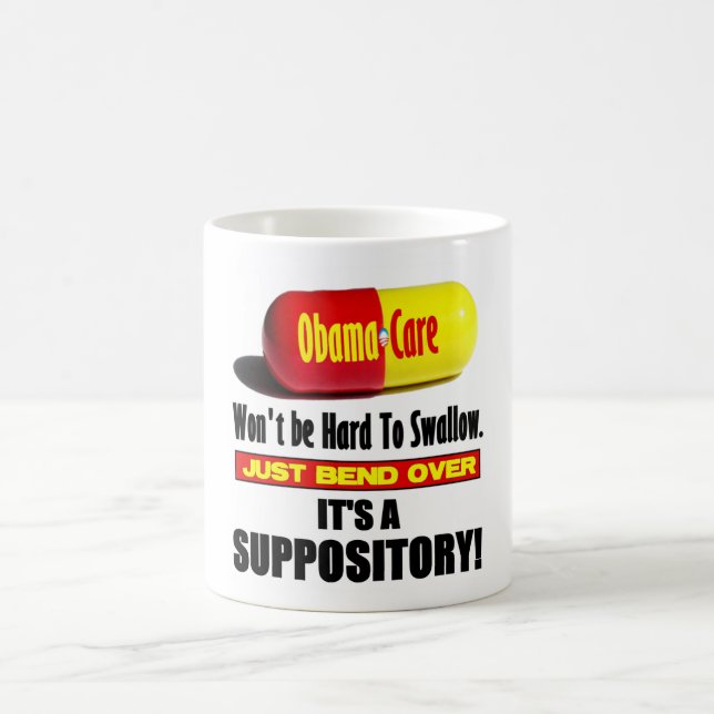 Caneca De Café ObamaCare - Suppository (Centro)