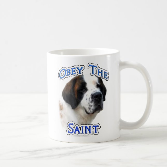 Caneca De Café Obedeça ao Santo (Direita)