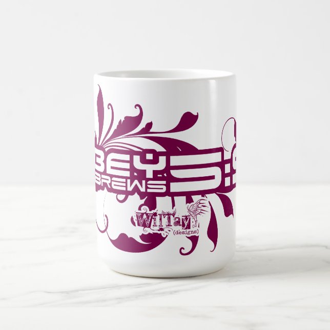 Caneca De Café Obedeça o 5:9 dos hebraicos (Centro)