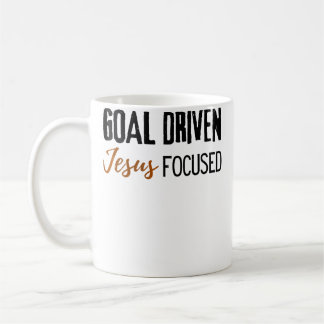 Caneca De Café Objetivo Dirigido Jesus Focado Motivacional Cristã