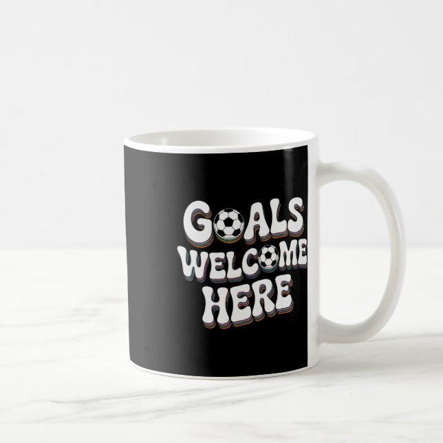 Caneca De Café Objetivos Bem-vindos Aqui Futebol Retrô _2 (Direita)