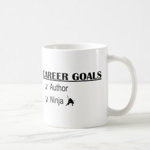 Caneca De Café Objetivos da carreira de Ninja - autor