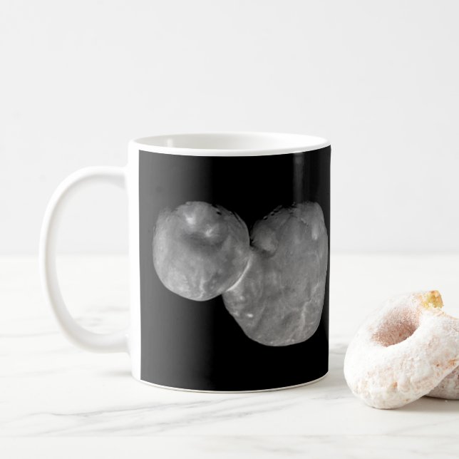 Caneca De Café Objeto Ultima Thule Arrokoth Kuiper Belt (Com Donut)