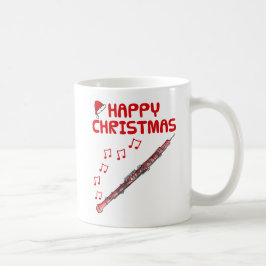 Caneca De Café Oboe Christmas Woodwind Musical Professora De Músi