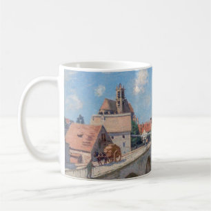 Caneca De Café Obra de Alfred Sisley - Le Pont de Moret