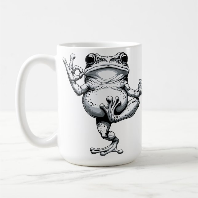 Caneca De Café Obra-Prima do Sapo Zen (Esquerda)