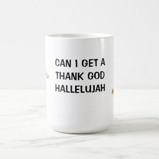 Caneca De Café Obrigado Deus Alelujah Mug