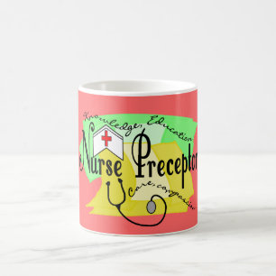 Caneca De Café Obrigado do Preceptor da enfermeira você presente