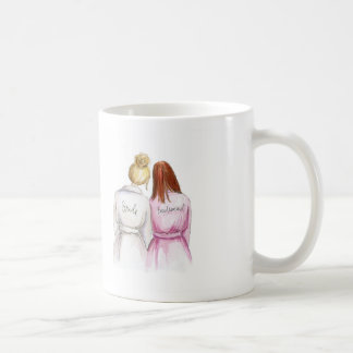 Caneca De Café OBRIGADO empregada doméstica vermelha longa da