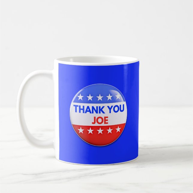 Caneca De Café Obrigado Joe Biden (Esquerda)