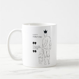 Caneca De Café Obrigado pai por estar sempre do meu lado