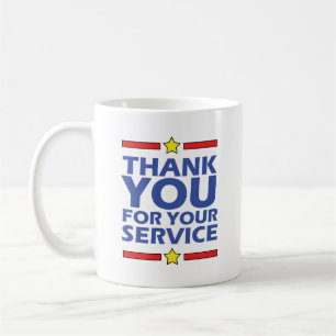Caneca De Café Obrigado para seu serviço