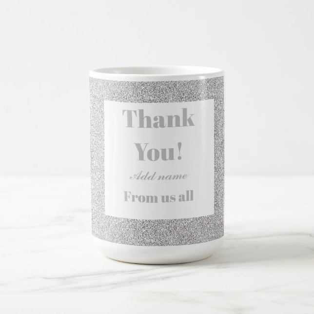 Caneca De Café Obrigado personalizado de todos nós. (Centro)