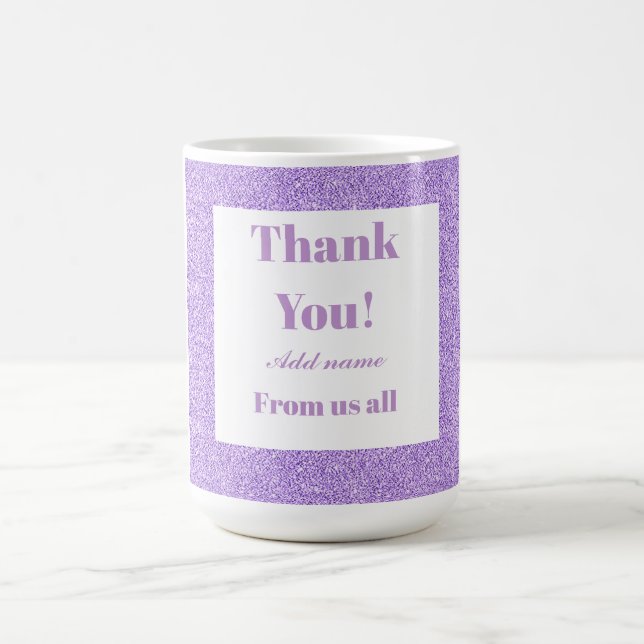 Caneca De Café Obrigado personalizado de todos nós. (Centro)