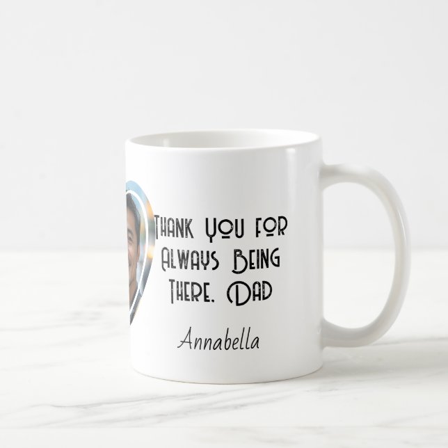 Caneca De Café Obrigado por estarem sempre lá, Pai (Direita)