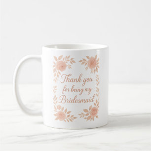 Caneca De Café Obrigado por ser minha dona de ponte - Bridesmaid.