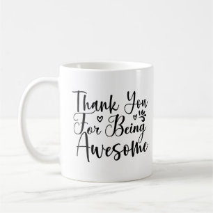 Caneca De Café Obrigado por ser uma citação incrível
