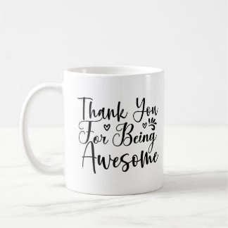 Caneca De Café Obrigado por ser uma citação incrível