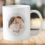 Caneca De Café Obrigado Por Ter Vindo Foto Personalizada Clássica<br><div class="desc">Este design simples e clássico é composto por tipografia serif e adiciona uma foto personalizada. "Obrigado por vir" escrito em serif.</div>