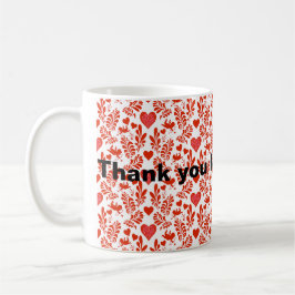 Caneca De Café Obrigado por tudo!