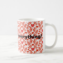 Caneca De Café Obrigado por tudo!
