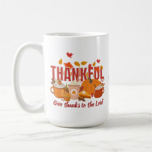 Caneca De Café OBRIGADO Pumpkin Christian Thankington
