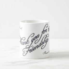 Caneca De Café obrigado sendo um amigo 2