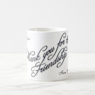 Caneca De Café obrigado sendo um amigo 2