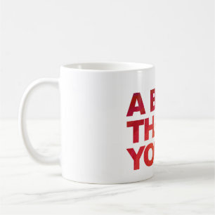 Caneca De Café Obrigado vermelho grande você