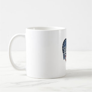 Caneca De Café Obrigado Veteranos Coração Patriótico Design Vinta