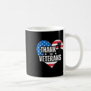 Caneca De Café Obrigado Veteranos Dia Memorial Dia Partiótico Mil