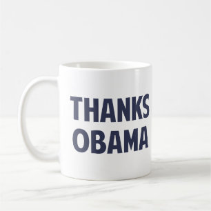 Caneca De Café Obrigados Barack Obama