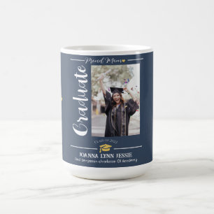 Caneca De Café Obrigados de Boné de ouro para graduação simples m