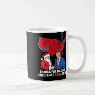 Caneca De Café Obrigados Para Fazer De Natal Vermelho Novamente T