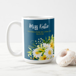 Caneca De Café Obrigados Para Me Ajudar A Bloom Daisy Mug
