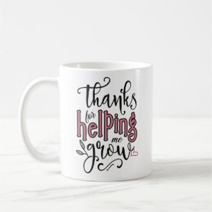 Caneca De Café Obrigados para me ajudar a crescer Mug