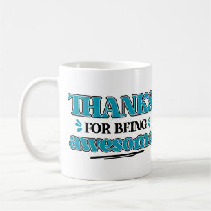 Caneca De Café Obrigados para ser incrível