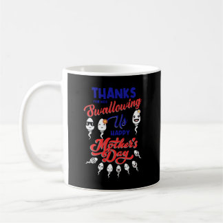 Caneca De Café Obrigados por não nos engolir espermatozoides