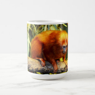Caneca De Café Observador de Leão ouro, Tea Mug