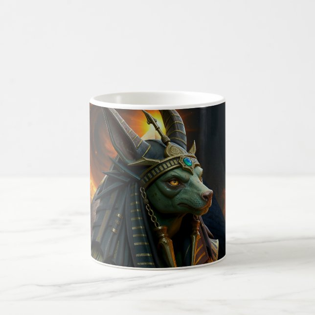 Caneca De Café Observador do Além – Anúbis.  (Centro)